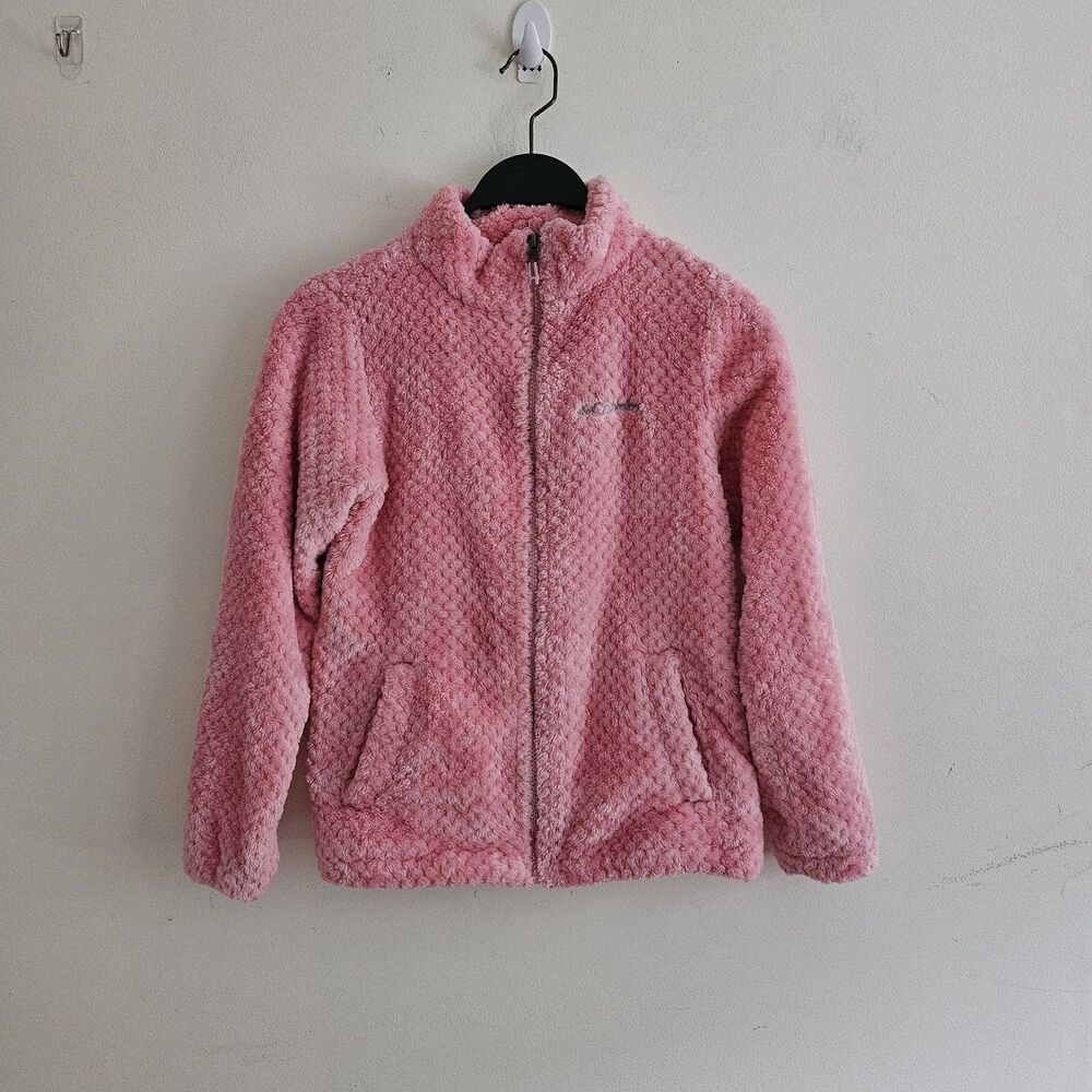 Columbia Sherpa Fleece Jacket Size Youth M 10/12 Gently Used